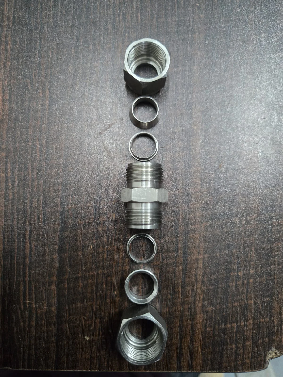 Exploded Double Ferrule Assembly